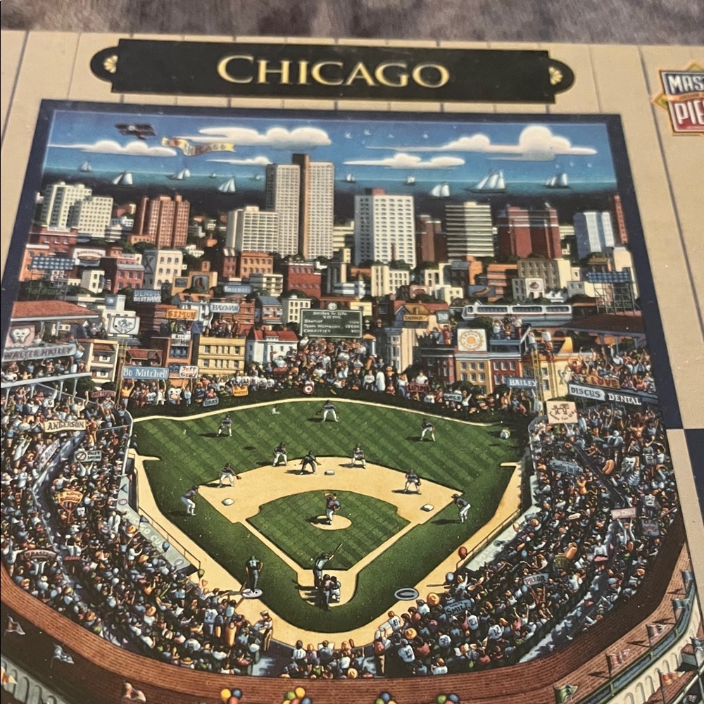 Chicago Cubs Wrigleyville Puzzle.   500 pieces - Picture 3 of 4
